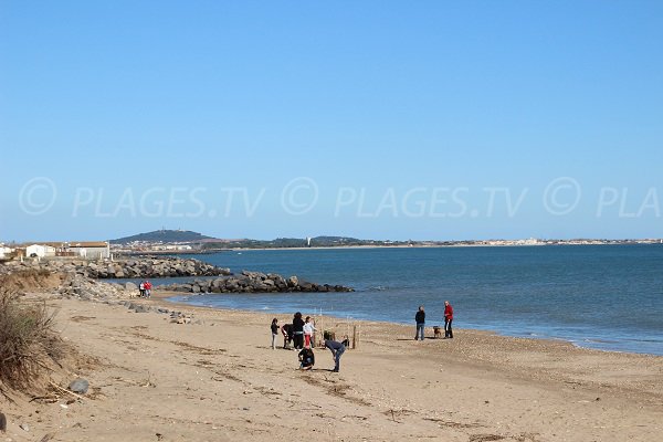 Plage du Trou du Ragout à Vias