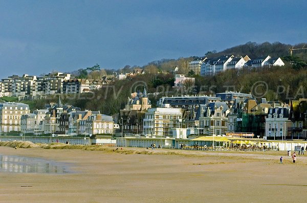 Maisons de Trouville en front de mer