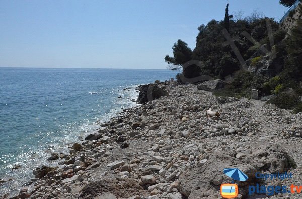 Cove between Monaco and Roquebrune Cap Martin