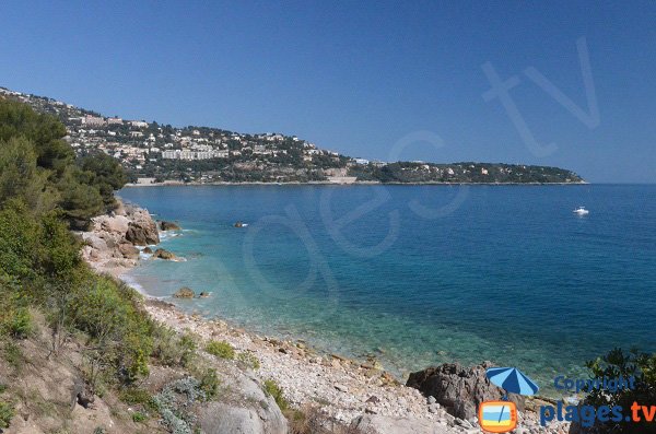 Foto vom Strand am Zollpfad von Roquebrune Cap Martin