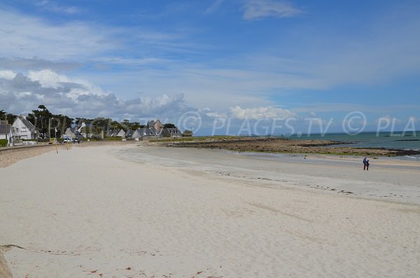 Photo de la plage de Ty Bihan à Carnac