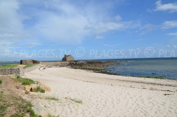 Ty Guard beach in La Trinité sur Mer in France