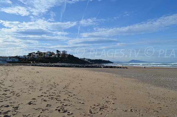 Uhabia beach in Bidart