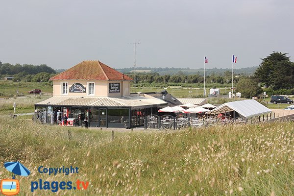 Bar restaurant de la plage Utah beach à Sainte-Marie-du-Mont