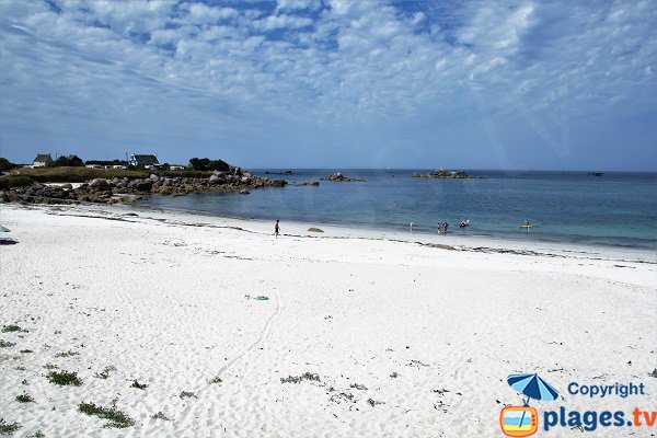 Belle plage à Kerlouan - Vag Du