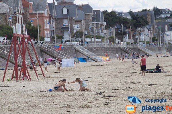 Seaside front of Pléneuf Val André