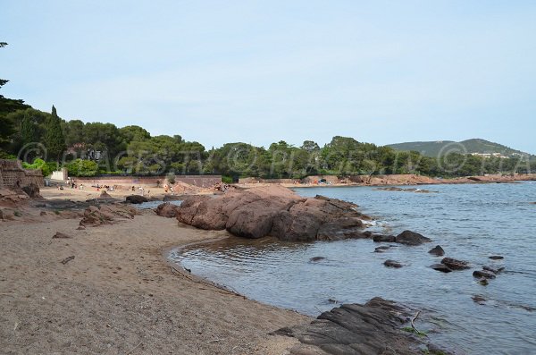 Sandstrand des Val Fleuri in St. Raphael