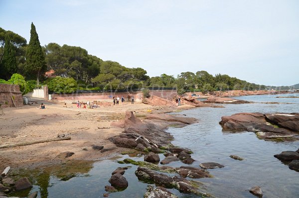 Plage dans le quartier du Val Fleury - St Raphaël