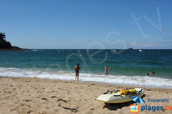 Plage de Rothéneuf en sable