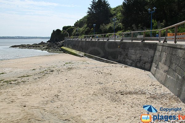 Plage protégée à St Brieuc