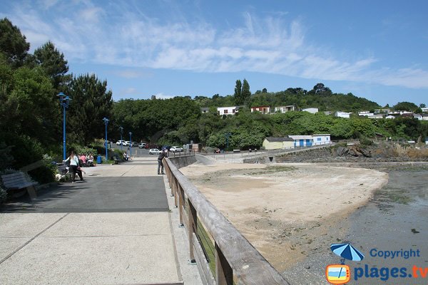 Photo de la plage du Valais de St Brieuc