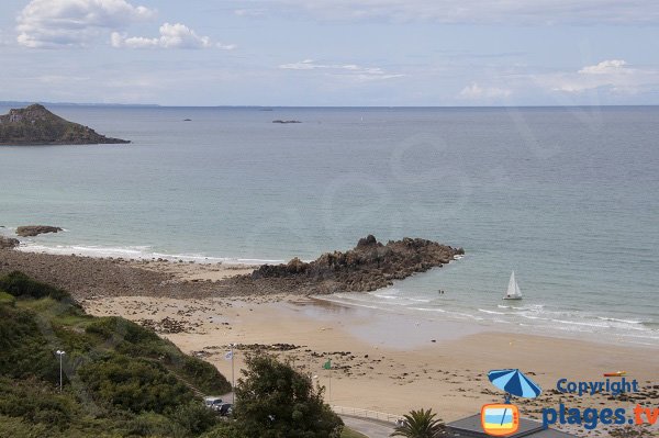 Supervised beach in Pléneuf Val André