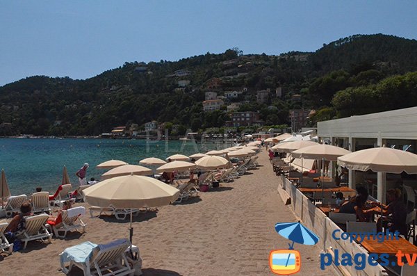 Restaurant et location de matelas - Plage du Vallon de l'Autel - Théoule