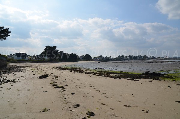 Valy beach in Locmariaquer in Brittany