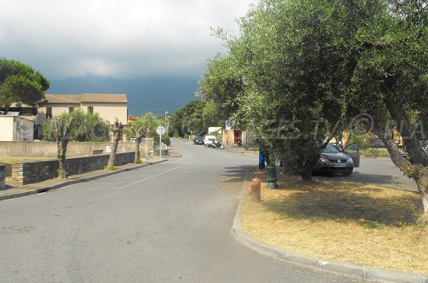 Parking of Santa Maria Poggio - Haute Corse