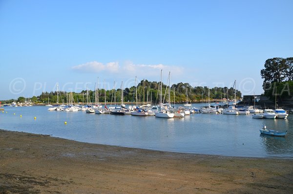 Conleau beach in Vannes in France