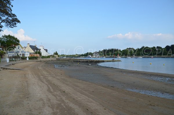 Plage de Vannes à marée basse