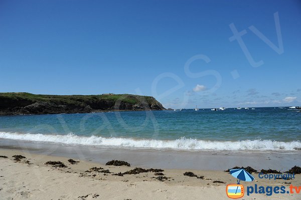 Vue sur le large depuis la plage de la Varde - Saint-Malo