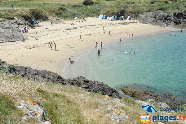 Swimming in the Varde bay of Saint-Malo