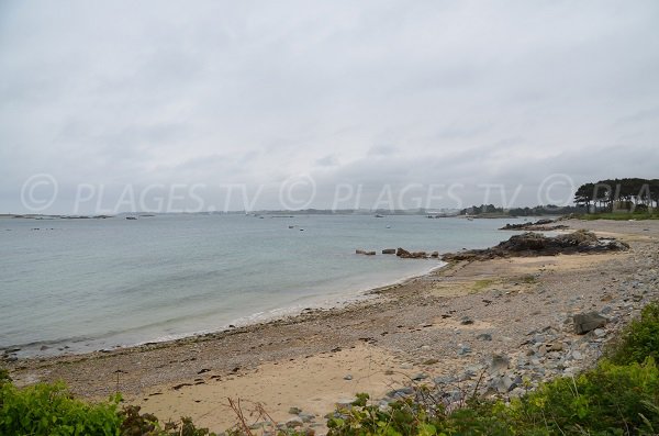 Mélange de sable et de galets - Le Varlen à Plougrescant