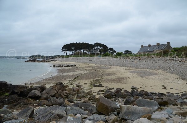 Plage de Le Varlen à Run ar Foën en Bretagne