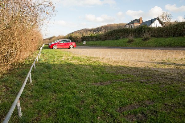 Parking de la plage de Vasouy