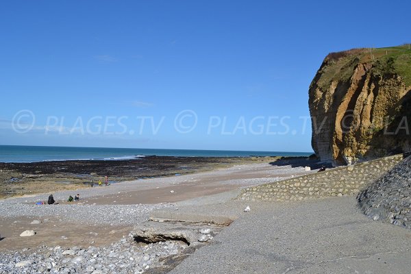 Plage à Vaucottes (Vattetot sur Mer)