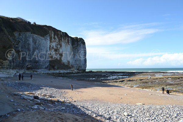 Photo de la plage de Vaucottes à Vattetot sur Mer