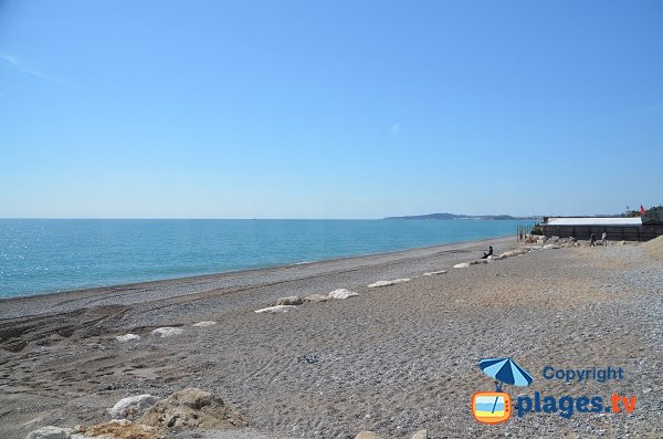 Photo de la plage de Vaugrenier - Villeneuve-Loubet