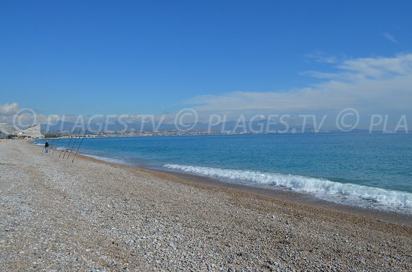 Vaugrenier beach in Villeneuve-Loubet - France