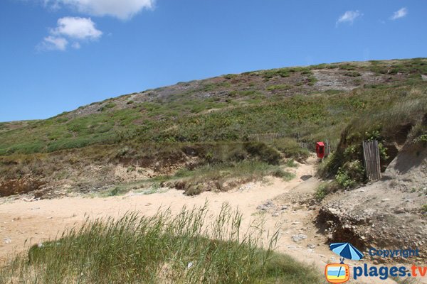 Coastal path of Vazen beach - Bangor