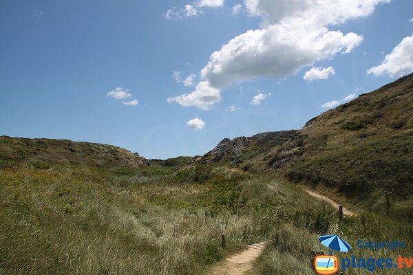 Plage sauvage à Belle Ile - Vazen