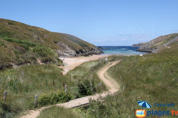 Vazen beach in Belle Ile en Mer - France