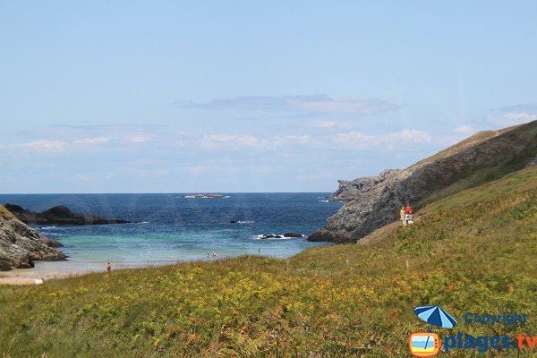 Environnement préservé de la plage de Vazen - Belle Ile