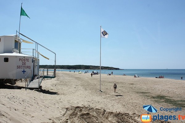 Poste de secours de la plage du Veillon - Talmont