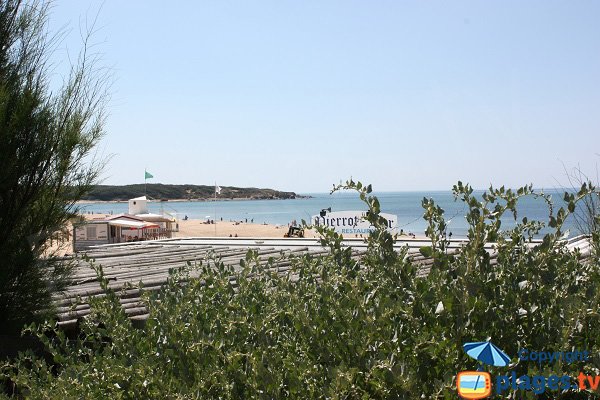 Photo de la plage du Veillon à Talmont Saint Hilaire