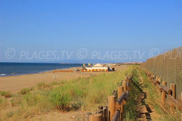 Spiagge private a Vendres-Plage