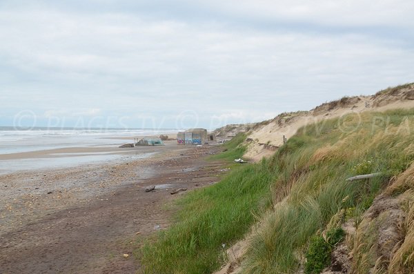 Blockhaus sur la plage de Vensac