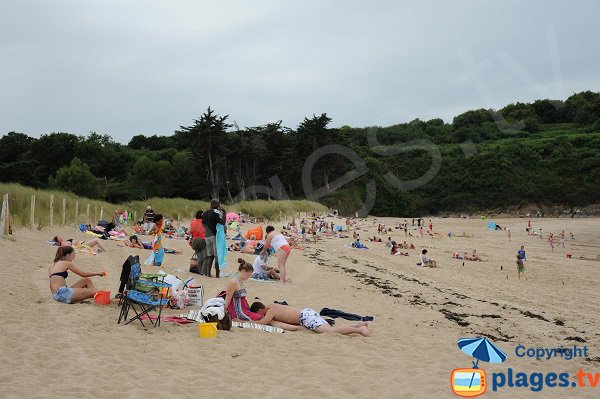 Photo de la plage du Verger à Cancale