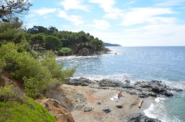 Foto della spiaggia del Vergeron a La Croix Valmer - Francia