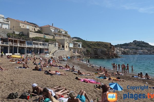 Photo de la plage de Bonne Brise à Marseille