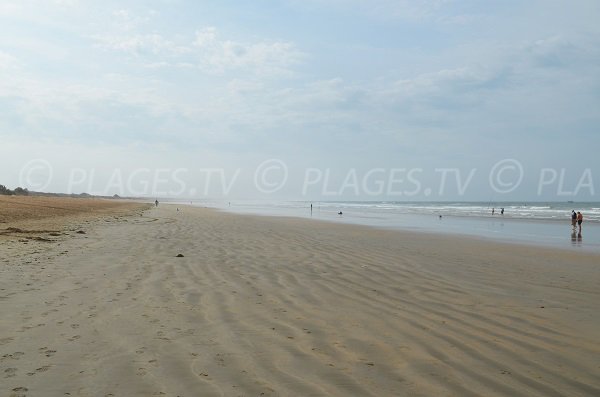 Grande plage à Dolus d'Oléron