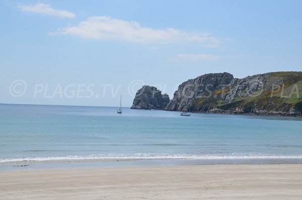 Tip of Pen Hir from the beach of Camaret sur Mer