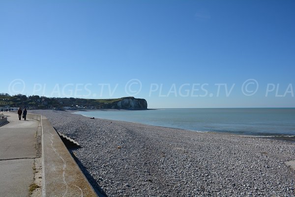 Plage de Veulettes en Normandie