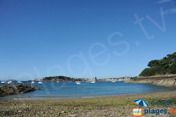 Saint Malo from the Vicomte beach in Dinard