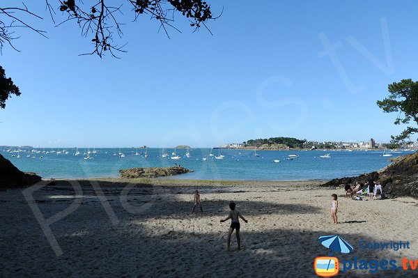 Photo de la crique de la Vicomté à Dinard