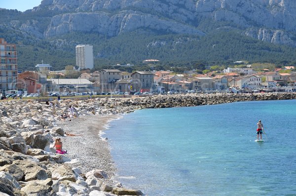 Water sports on the beach of Marseille - Vieille Chapelle