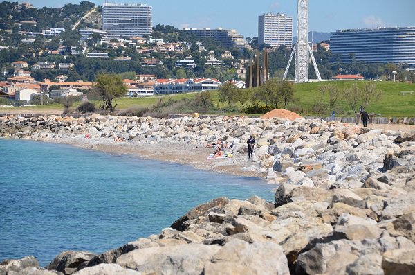 Foto della spiaggia della Vecchia Cappella di Marsiglia