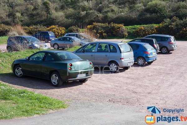 Parking of Vieille Eglise beach