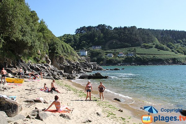 Photo de la plage de la Vierge au Yaudet